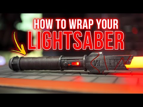 Create A Braided Leather Wrap For Your Lightsaber Hilt