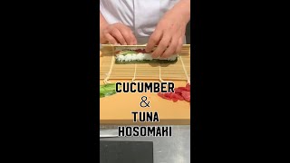 Cucumber & Tuna Hosomaki #shorts @tokyosushiacademyenglishcourse