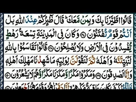 সূরা আন নামল | Surah An Naml | سورةالنمل /হাফেজ ক্বারী আবু রায়হান/Holy Quran Tilawat