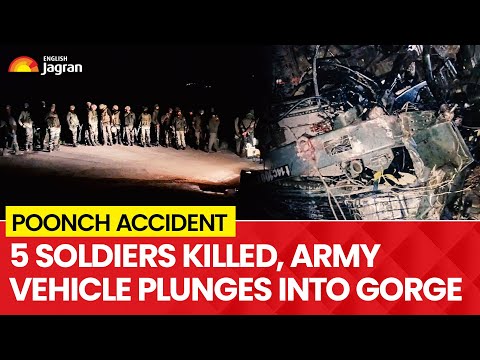 Poonch Accident | Army Truck Falls Into Gorge, 5 Soldiers Killed; Scary Visuals Out! | Jammu Kashmir