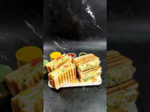 इतकं सोप्प सँडविच नक्की करून बघा | Street style veg grilled sandwich Madhura