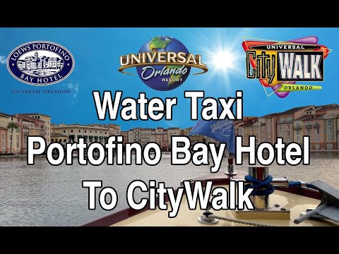 Water Taxi Portofino To CityWalk & Back