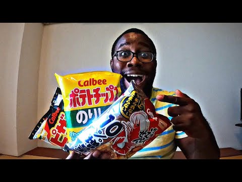 Let's try these Japanese snacks from Calbee in Okinawa, Japan