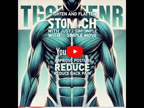 Tighten & Flatten Your Stomach in 1 Move No Sit Ups or Gym