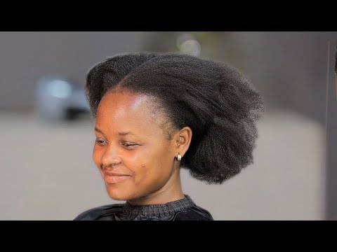 What A TikTok Trend Natural HairStyling With No Gel, No Hair Extensions.