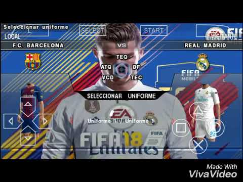 PES 2018 PPSSPP Emulator - Android Mobile Gameplay