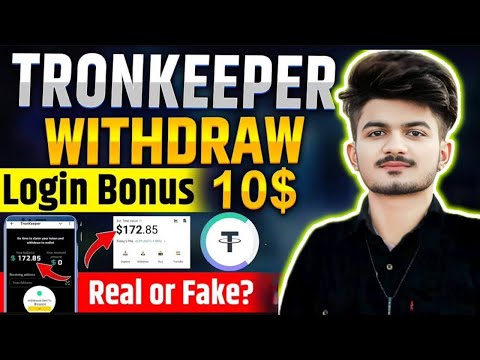 Tronkeeper usdt  withdraw 😱|| Tronkeeper new update || Tronkeeper Real or Fake  Full update ? 🥵