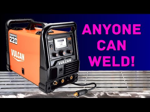 Harbor Freight Welder Vulcan Omnipro 220// FLUX MIG STICK TIG