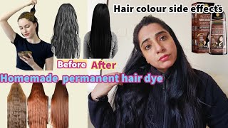 HOW TO COLOR WHITE HAIR BLACK NATURALLY with HENNA  or Hair dye