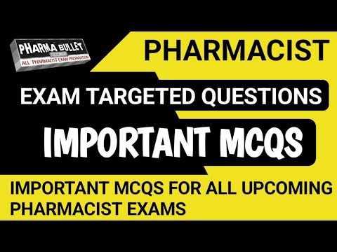 Pharmacist exam preparation | TNMRB | HSSC | MPPEB | PMC | RRB | PMC | Z.P. exam questions