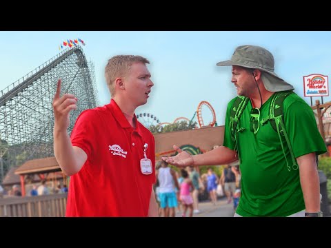 Fake Amusement Park Employee Prank!