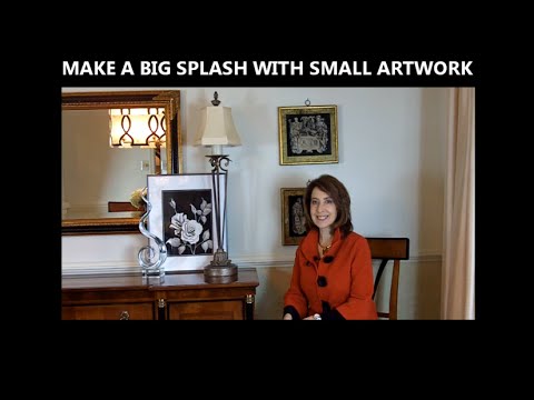 Big Splash with Small Artwork