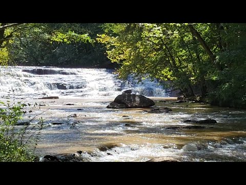 ASMR NATURE MINDFULNESS MEDITATION ~ WATERFALL, RIVER, RUNNING WATER 🌳💚