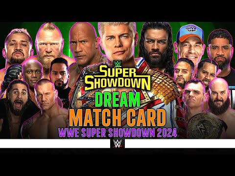 WWE Super ShowDown 2024 - Dream Card [v3]