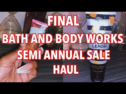 Final Bath And Body Works Semi Annual Sale Haul | BATH AND BODY WORKS 2021! #Shorts