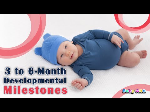 Developmental Milestones for 3 to 6-Month-Olds: What to Expect || 3 to 6 Months Old Baby Milestones