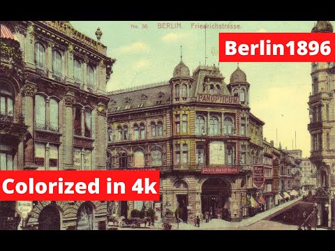 Berlin in Color - Frederick Street in 1896 [colorized] [4k upscaled]