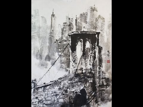 Lesson 46： Ink and Wash Urban Landscape Painting with Yang Yuanwei(2/2)