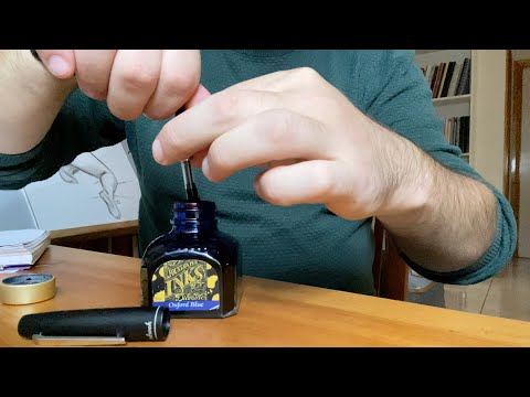 How to fill a cartridge-converter. A beginners guide to fountain pens