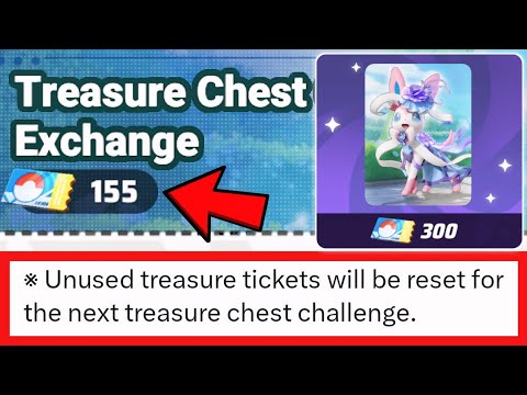 Confirmed! Treasure Chest Tickets will be Reset  - Pokemon Unite