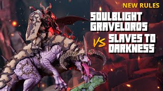 NEW Slaves to Darkness vs Soulblight Gravelords - Age of Sigmar Battle Report