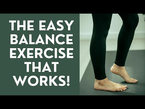 Seniors: The Easiest Balance Exercise that Works