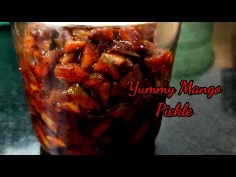 Instant Mango Pickle Recipe | Video #128 | Kadu Mango Pickle Recipe In Malayalam