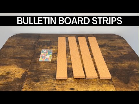 Cork Board Strips | Perfect for Organizing Papers without a Bulletin Board