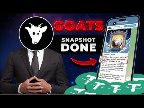 $GOATS SNAPSHOT DONE ✅ - What's Next? Watch Now!