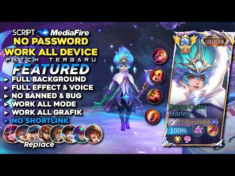 Script Skin Harley Collector Dream Caster No Password | Full Effect & Voice - Patch Terbaru 2024