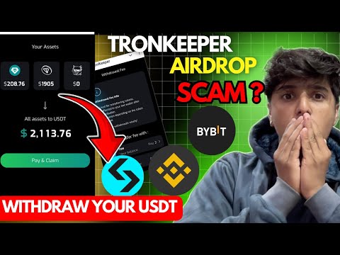 Tronkeeper Airdrop Real or Fake🤬|| Exposed Tronkeeper Airdrop || Tronkeeper Withdrawl Start