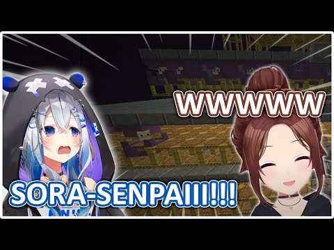 KANATA Yang Hampir Mati, Dan SORA Yang Malah Ketawa Saat Di Shulker Farm KAELA | (Hololive Clips)