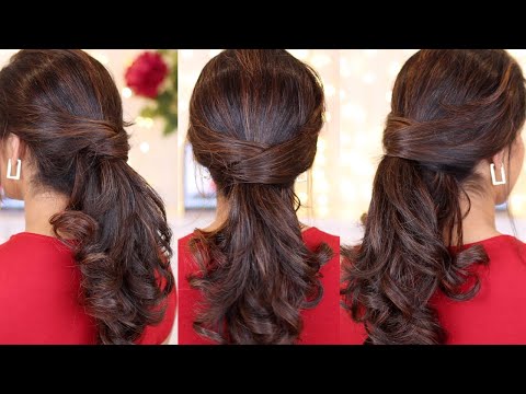 Hairstyle for a Date Night | Easy, Quick Hairstyle for girls office, college, work| Femirelle