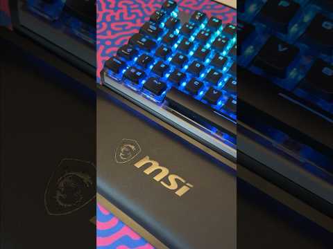 Unboxing the new GK71 Sonic #Keyboard from #MSI