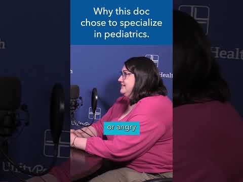 Why this doc chose to specialize in pediatrics #shorts