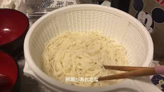 島原手延そうめんを食べる