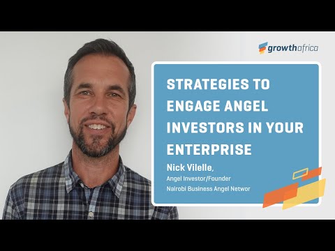 Strategies to engage angel investors. | Investor readiness.