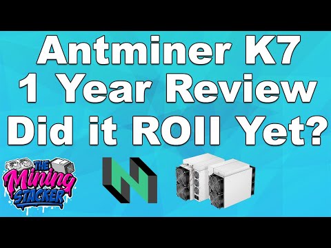 Bitmain Antminer K7 CKB ASIC Miner Review One Year Later ,  Still Profitable ? Worth Getting Now?