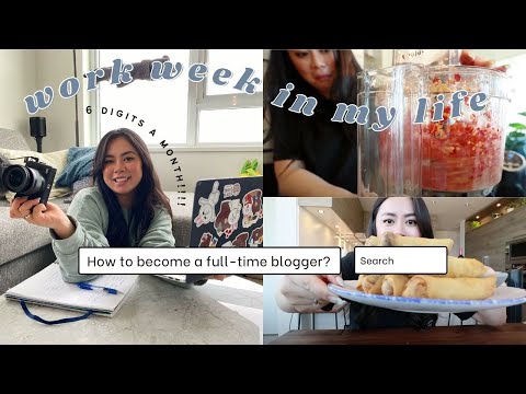 WEEK IN MY LIFE - FT BLOGGER | Filming Day, BTS, Recipe Testing!