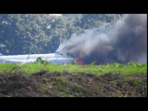 航空自衛隊百里基地 F4ファントム火災 10/18①