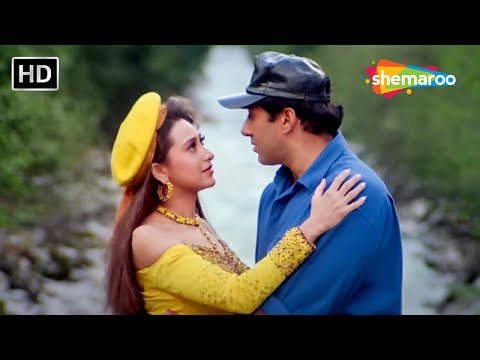 Deewana Hua Main Deewana (HD) | Sunny Deol, Karishma Kapoor | Ajay (1996) | Alka Yagnik & Kumar Sanu