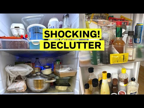 2 years of Fridge Clutter Gone in 30 Mins! 🤯 ULTIMATE CLEANING MOTIVATION