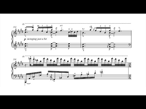 Nikolai Kapustin - Variations, Op. 41 (1984) [Score-Video]