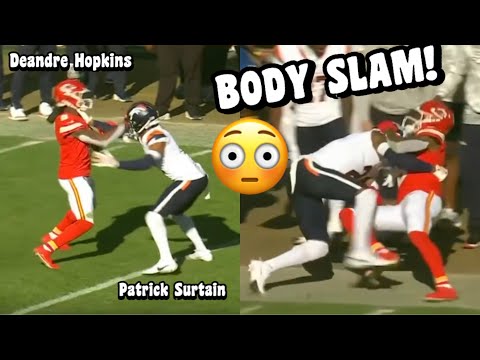 DeAndre Hopkins vs Patrick Surtain GOT HEATED! 🤬 (WR vs CB) Chiefs Vs Broncos 2024