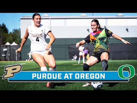 Purdue at Oregon | Sept. 29, 2024 | Big Ten Women's Soccer | B1G+ Encore