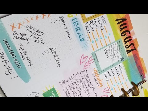 Plan with Me| August 2020| Social Media Planner Setup| Happy Planner