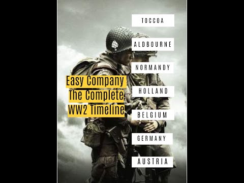 The Complete Easy Company/506th PIR Timeline July 1942 - November 1945 - Band of Brothers (WW2)