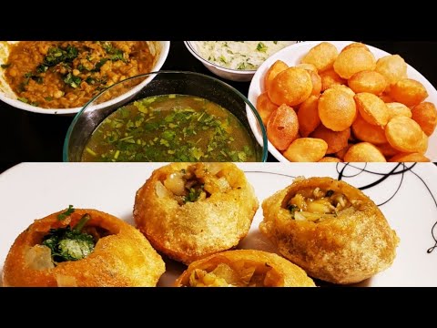 Home made pani puri | gup chup | golgappa |  street food pani puri recipe