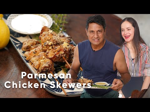 Goma At Home: Parmesan Chicken Skewers