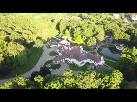 Drone shots of 50 cents old house Farmington CT